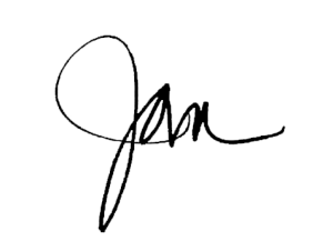 Jan Desai signature | JanDesai.com