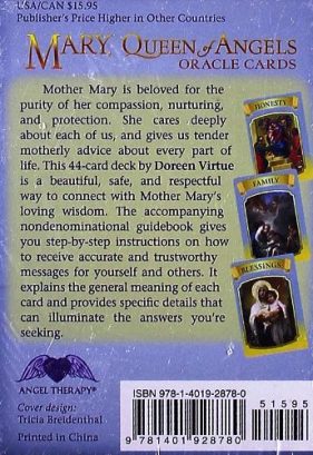 Mary, Queen of Angels Oracle Cards (A 44-Card Deck & Guidebook) - Doreen Virtue | JanDesai.com